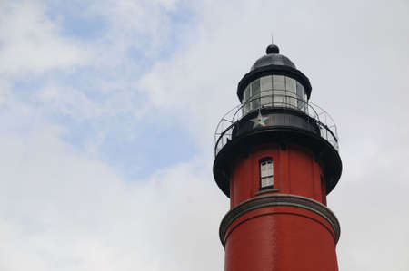 Photo of a Brick Lighthouse in Ponce Inlet, Floridaの写真素材