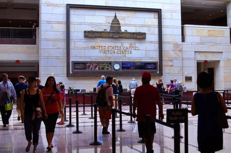 Washington, DC USA. Jun 2013. The United States Capitol Visitor Center in Washington DC.