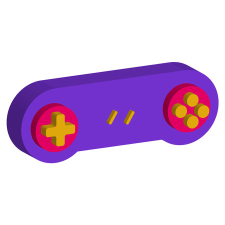 3d Console Gameのイラスト素材