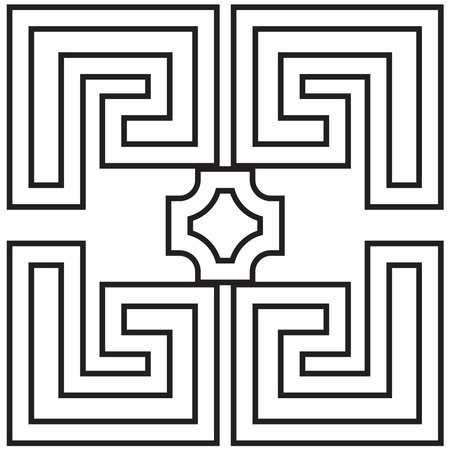 Chinese Frameのイラスト素材