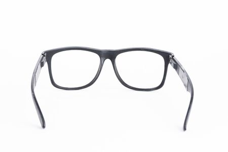 Spectacle isolated on whiteの写真素材