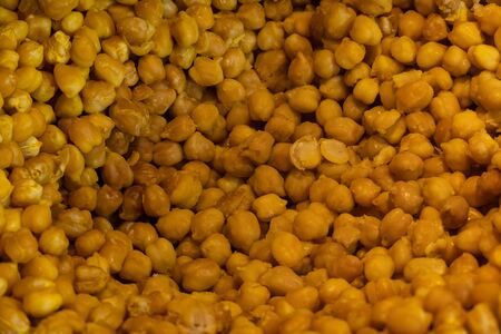 Steamed chick peasの写真素材