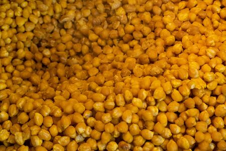 Steamed chick peasの写真素材