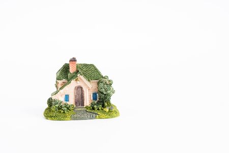 Miniature house isolatedの写真素材