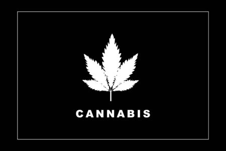 Cannabis or Marijuana leaves backgroundのイラスト素材