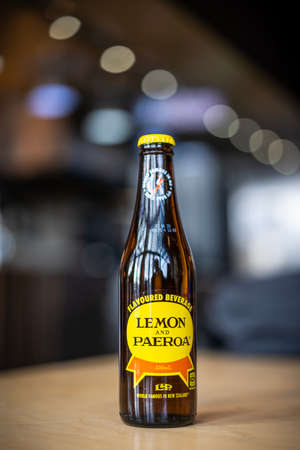 Lemon & Paeroa, also known as L&P, is a sweet soft drink manufactured in New Zealand.のeditorial素材