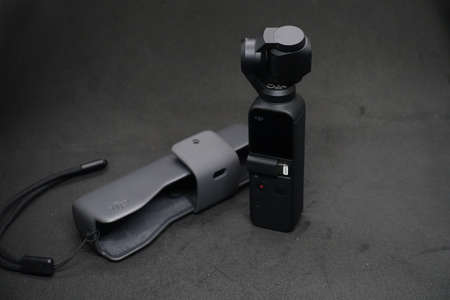 DJI Osmo Pocket, a pocket size gimbal camera that can shoot 12mp photos and 4K resolution video, perfect companion for travelのeditorial素材