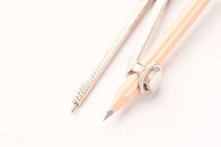 A compass isolated against white