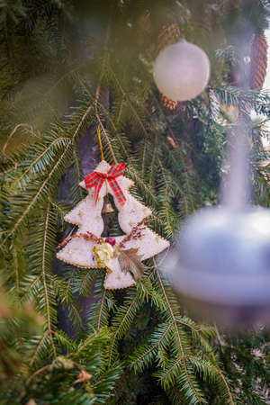 Christmas tree decorations.の写真素材