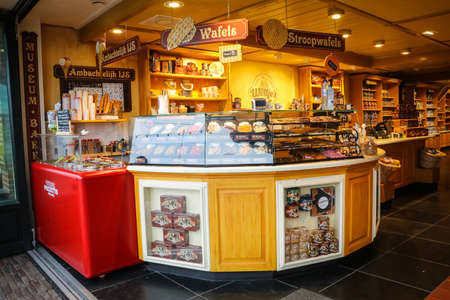 Scenic country side view at Volendam, Netherlandのeditorial素材