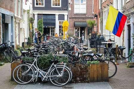 Cityscape of Amsterdam CIty, Netherlandのeditorial素材