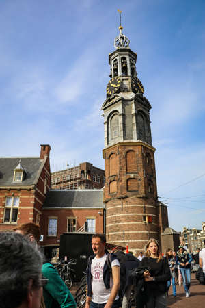 Cityscape of Amsterdam CIty, Netherlandのeditorial素材