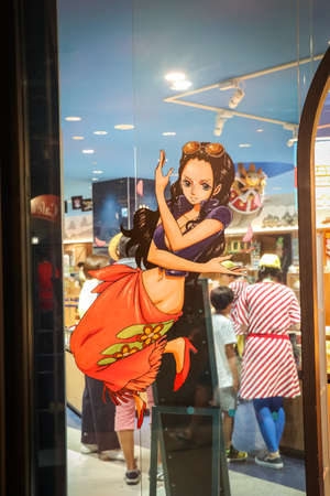 The One Piece Characters in Tokyo Tower, Japanのeditorial素材
