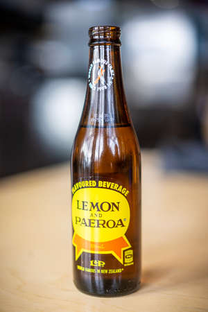 Lemon & Paeroa, also known as L&P, is a sweet soft drink manufactured in New Zealand.のeditorial素材