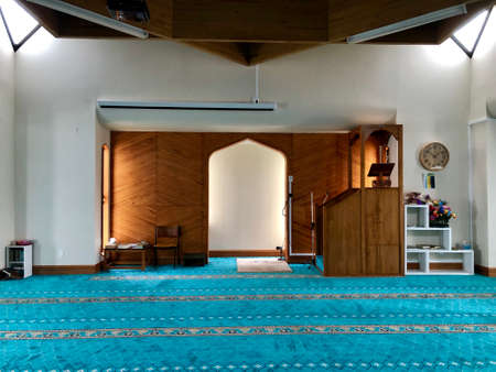 The Christchurch mosque is the place where they were two consecutive terrorist shooting attacks at mosques in Christchurch, New Zealandのeditorial素材