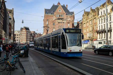 Cityscape of Amsterdam CIty, Netherlandのeditorial素材
