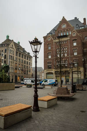 Cityscape of Amsterdam CIty, Netherlandのeditorial素材