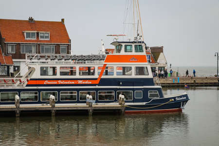 Scenic country side view at Volendam, Netherlandのeditorial素材