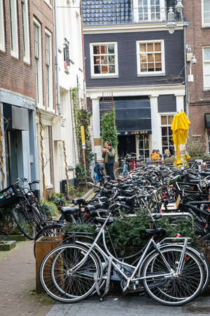 Cityscape of Amsterdam CIty, Netherlandのeditorial素材