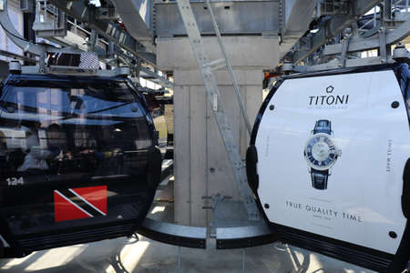 The Cable Car at Mount Titlis, Switzerlandのeditorial素材