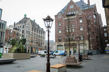 Cityscape of Amsterdam CIty, Netherlandのeditorial素材
