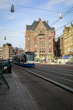 Cityscape of Amsterdam CIty, Netherlandのeditorial素材