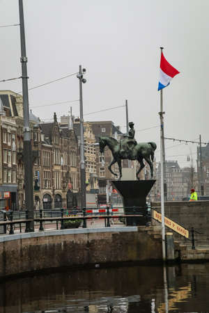 Cityscape of Amsterdam CIty, Netherlandのeditorial素材