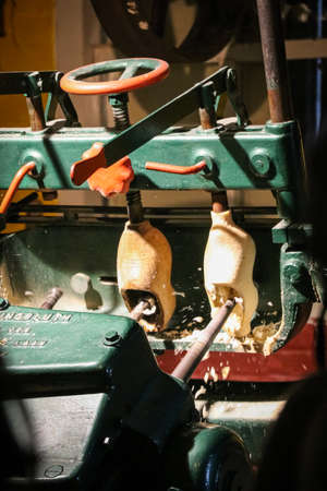 Wooden shoes factory in Volendam, Netherlandのeditorial素材