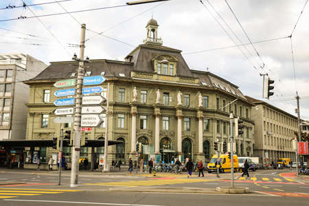 Lucerne is a city in central Switzerland, in the German-speaking portion of the country. Lucerne is the capital of the canton of Lucerne and part of the district of the same nameのeditorial素材