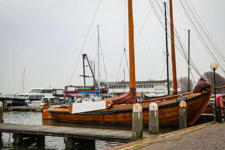 Scenic country side view at Volendam, Netherlandのeditorial素材