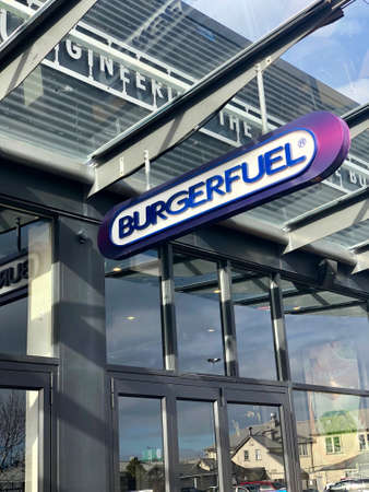 BurgerFuel is a New Zealand burger restaurant and franchise with 88 locations in six countries (plus 1 mobile location unit), including 54 locations in New Zealandのeditorial素材