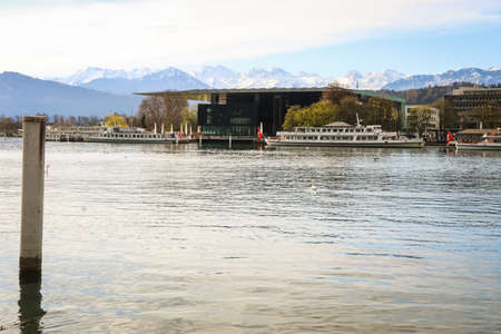 Lucerne is a city in central Switzerland, in the German-speaking portion of the country. Lucerne is the capital of the canton of Lucerne and part of the district of the same nameのeditorial素材