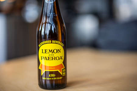 Lemon & Paeroa, also known as L&P, is a sweet soft drink manufactured in New Zealand.のeditorial素材