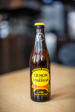Lemon & Paeroa, also known as L&P, is a sweet soft drink manufactured in New Zealand.のeditorial素材