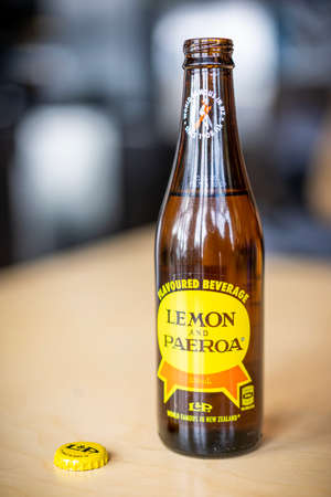 Lemon & Paeroa, also known as L&P, is a sweet soft drink manufactured in New Zealand.のeditorial素材