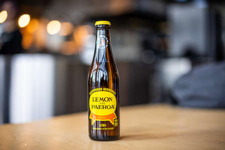 Lemon & Paeroa, also known as L&P, is a sweet soft drink manufactured in New Zealand.のeditorial素材