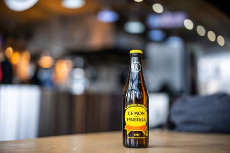 Lemon & Paeroa, also known as L&P, is a sweet soft drink manufactured in New Zealand.のeditorial素材