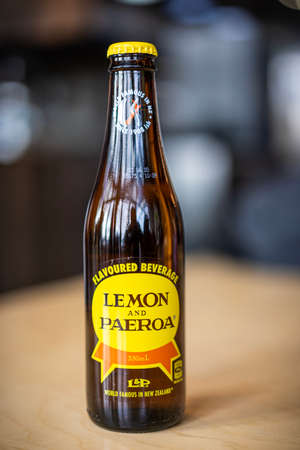 Lemon & Paeroa, also known as L&P, is a sweet soft drink manufactured in New Zealand.のeditorial素材