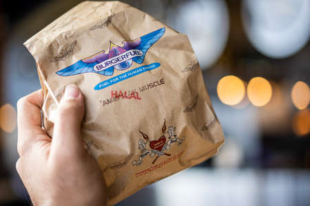 BurgerFuel is a New Zealand burger restaurant and franchise with 88 locations in six countries (plus 1 mobile location unit), including 54 locations in New Zealandのeditorial素材