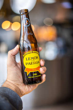 Lemon & Paeroa, also known as L&P, is a sweet soft drink manufactured in New Zealand.のeditorial素材