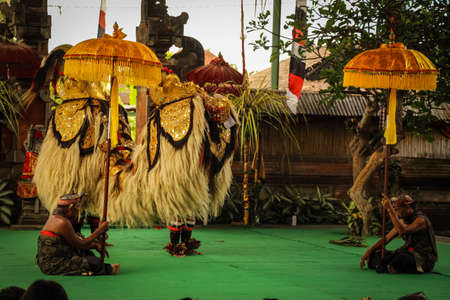 Balinese Traditional Barong Dance. In traditional Barong dance performances, he is portrayed in his...