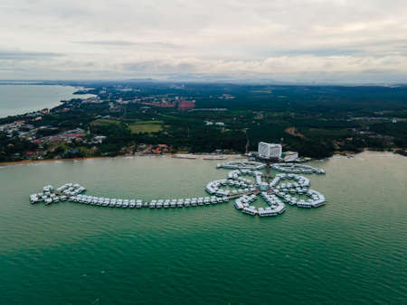 Scenic aerial view of Lexis Hibiscus, Port Dicksonのeditorial素材