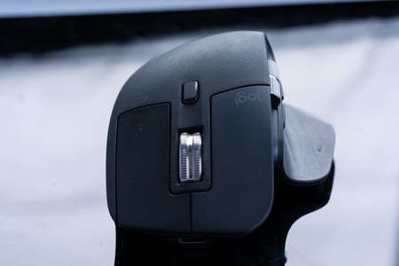 Kuala Lumpur, Malaysia - May 2021. Logitech Mx Master 3 wireless mouseのeditorial素材