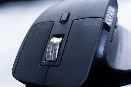 Kuala Lumpur, Malaysia - May 2021. Logitech Mx Master 3 wireless mouse