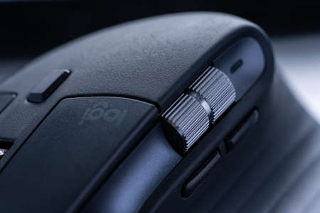 Kuala Lumpur, Malaysia - May 2021. Logitech Mx Master 3 wireless mouseのeditorial素材