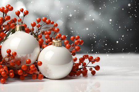 Christmas decoration on a white background. 3d rendering, 3d illustration.の素材