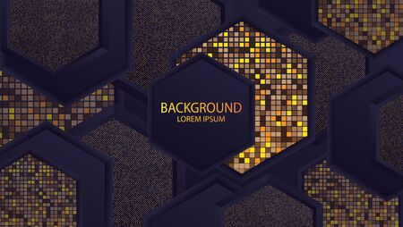 Abstract Polygon Luxury Background for wallpaper and web backgroundのイラスト素材