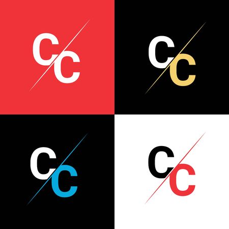 CC Letter Logo Design Templateのイラスト素材