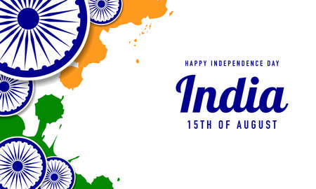 India Independence Day Background. Vector Illustration.