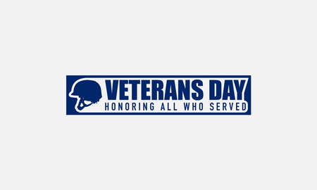 Vector illustration of Veterans Day. Honoring all who served.のイラスト素材